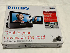PHILIPS PET7402/37 7IN WIDESCREEN DUAL-SCREEN PORTABLE DVD PLAYER