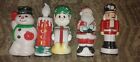 Empire Blow mold Light Topper Santa Elf Noel Candle Nutcrack And Frosty