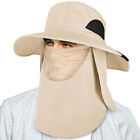 Boonie Sun Hat With Neck Flap UPF Face Cover Shade for Outdoors Fishing Hiking