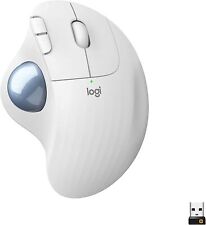 Logitech Ergo M575 - White - Wireless Trackball Mouse Ergonomic Design PC & Mac