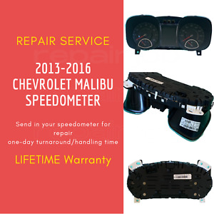 2013 2014 2015 2016 Chevy Malibu Speedometer Instrument Cluster Repair Service 0