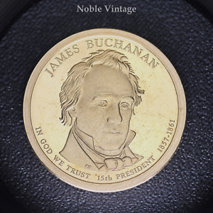 2010 S Proof James Buchanan Presidential  Dollar Coin