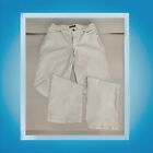 Lee Jeans Women's Sz. 10 White Relaxed Fit Straight leg Mid Rise 30 Inseam
