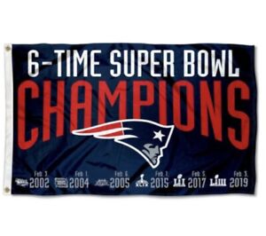New England Patriots Flag Banner 3x5 Ft NFL Football Super Bowl Champion Sports