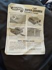 Vtg. Hot Wheels 1968 2 Way Super-Charger Instructions Sheet only