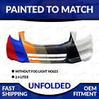 NEW Painted 2011-2012 Honda Accord Sedan Unfolded Front Bumper 4-Cylinder