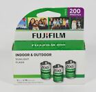 New ListingFujifilm 200 Color Negative 35mm film Indoor/Outdoor 36 exposure/3 rolls 06/2024