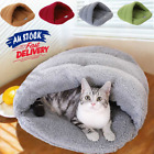 Pet Dog Cat Cave Pad Sleeping Bag Bed Mat Pat Soft Warm Puppy Fleece Nest House