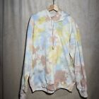 OBEY Men's Toffee Multi Mini Bold Recycled Tie Dye HD Pull Over Hoodie XL