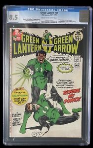 Green Lantern #87 CGC VF+ 8.5 CRM/OW DC 1st Appr. John Stewart & Maggin
