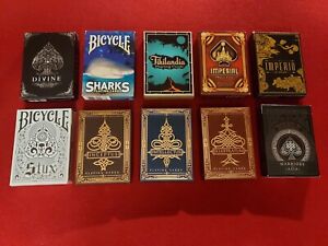 New ListingMagic Trick - CARDS...10 MISC. DECKS OF PLAYING CARDS.