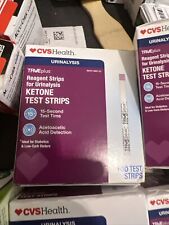 NEW CVS Health True Plus Ketone Test Strips 100 Keto Urinalysis Ketosis U Get100