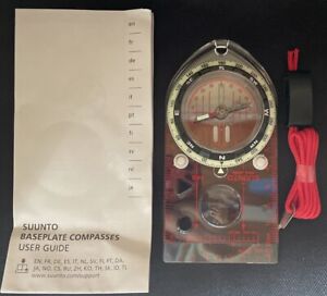 Suunto M-3 Made In Finland Compass with Original Neck Cord Camping Hiking