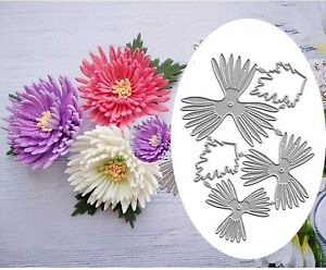 Chrysanthemum Daisy Flower Metal Cutting Dies Cuts Scrapbooking Embossing Craft