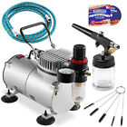 Airbrush Kit with Single Action External Mix Airbrush and Compressor