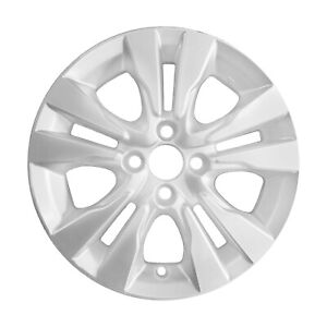15x6 10 Spoke Refurbished Aluminum Wheel Painted Silver 560-64036