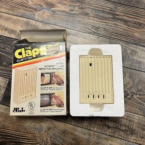 The Clapper Vintage 1984 Original Box + Papers Clap On Clap Off