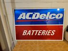 NOS-Vintage AC Delco Batteries Sign Aluminum 
