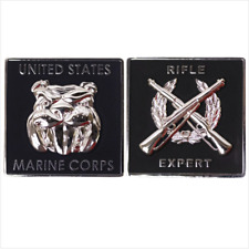 GENUINE U.S. MARINE CORPS COIN: RIFLE EXPERT 1.75