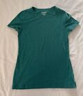 Old Navy Women's Teal Vintage Crew Short Sleeved T-Shirt Cotton Blend Size XS