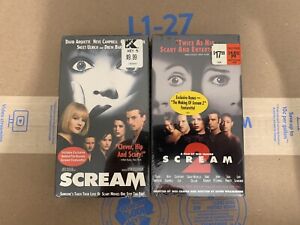 New ListingLot Of Scream 1 & 2 VHS Sealed 90’s Horror