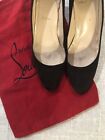 Christian Louboutin Pumps Classic Brown Suede Size 41