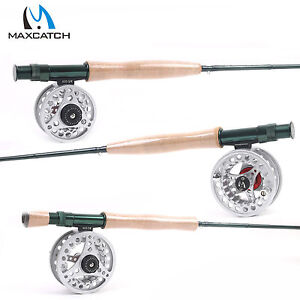 Maxcatch Fly Rod And Reel Combo 3/4/5/6/7/8 Weight Fast Action Fly Fishing Rod
