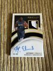 2021-22 Immaculate Anthony Edwards Game Used Patch Auto #/49 Timberwolves