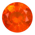 0.60 ct  Pretty Round Cut (6 x 6 mm) Orange Red Fire Opal Natural Gemstone