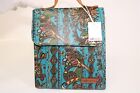 Sakroots Artist Circle Teal Floral Womens Top Handle Style 108186 Lunch Bag NEW