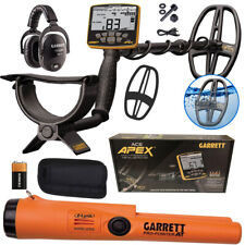 Garrett ACE APEX Multi-Frequency Beach Metal Detector, Headphones Pro-Pointer AT