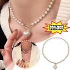 Heart Trend Women Girls Jewelry Korean Necklace Pendant Chain Choker Pearl