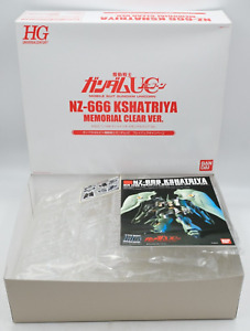 Bandai Gundam Unicorn NZ-666 Kshatriya HG 1/144 Memorial Clear Version Model Kit