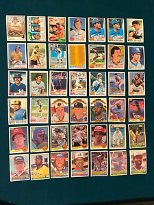 503 Card Lot: 1984 Topps & Topps Traded Rookies, All-Stars, Multiples, HOF EX