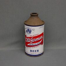 Old German Premium Large Beer 12oz Steel Cone Top Can Cumberland,MD Queen City