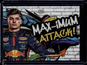 2020 Topps Chrome Formula 1 Max Verstappen Track Tags Max-imum Attack! #TT-5