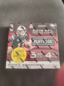 2018 Panini Playbook NFLMega Box 4 Pack of 5 cards  Factory Sealed Josh Allen RC