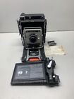 Graflex Crown Graphic Special 4X5 Camera With Xenar 135mm F4.7 Lens Untested
