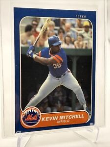 1986 Fleer Update Kevin Mitchell Rookie Baseball Card #U-76 NM-MT FREE SHIPPING