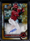 New Listing2022 Bowman Chrome Michel Triana Gold Shimmer Refractor 1st Prospect Auto #38/50