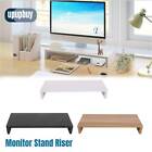 Wood Monitor Stand Riser, Computer Monitor Stand for Desktop Laptop Printer TV