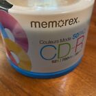 Memorex Cool Colors CD-R 50 Pack Spindle 52x 700 MB 80 Min Recordable Blank CD