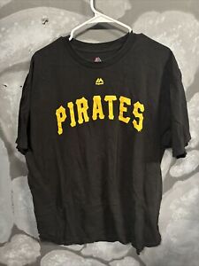 Majestic Pittsburgh Pirates Roberto Clemente TShirt Size XL