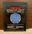 Star Trek Star Fleet Technical Manual. Awesome Shape With Rare Insert Card!