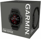 Garmin Fenix 5S Plus Sapphire Multisport GPS Smart Watch Black with Black Band