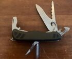 Swiss Knife Victorinox Soldier 8 Black & Green Excellent Condition