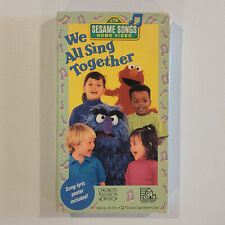 Sesame Street - We All Sing Together VHS 1993 FAMILY CHILDREN'S RETRO RARE OOP