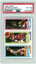 1980 Topps Basketball Larry Bird Magic Johnson Rookie Card PSA 6! 🏀 🔥