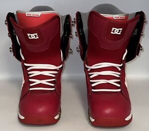 2012 DC Park Series Snowboard Boots Men’s Size 9.5 - Red