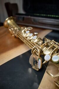 Rampone and Cazzani R1 Soprano Saxophone Bare Brass Soprano Saxophone Saxello